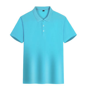 Camisa de Golf de negocios de alta calidad para hombre, camiseta Polo de solapa de manga corta con correas a rayas de Color informal, camiseta Polo de piqué transpirable - Product Image 1
