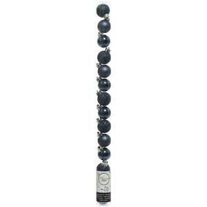 Amicasa Juego de 14 Bolas de Navidad de Plástico Azul Noche de 3 cm 9020466 Adornos para Árbol de Navidad - Product Image 1