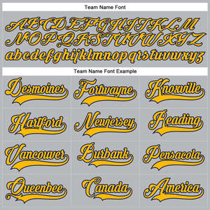 Custom Ice Hockey Jersey Professional Team Uniform Grey <b>Navy</b> Blue Yellow Striped <b>Lace</b> Up Collar Personalized Name Number 08 <b>Top</b> - Product Image 5