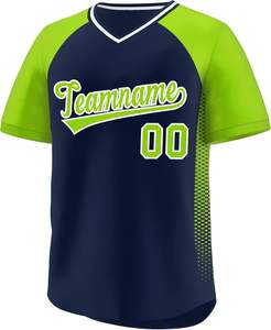 Maillot de baseball OEM Logo personnalisé bon marché Nom et numéro de l'équipe Bande de sublimation Design Maillot de baseball pour hommes - Product Image 6