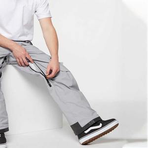 Pantalon de ski unisexe personnalisé, imperméable, coupe-vent, respirant, grande taille, ample, tendance, intérieur en polaire, aérations en maille - Product Image 3