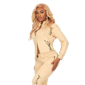 Elegante chándal apilado para mujer: diseño de alta calidad perfecto para moda, deportes y uso informal - Product Image 5