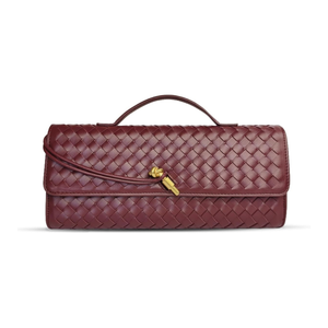 Bolso <span class=keywords><strong>de</strong></span> Mano <span class=keywords><strong>de</strong></span> Cuero PU con Correa Cruzada, Bolso <span class=keywords><strong>de</strong></span> Fiesta, Bolso <span class=keywords><strong>de</strong></span> Hombro Tejido <span class=keywords><strong>de</strong></span> Moda para Mujer - Product Image 2