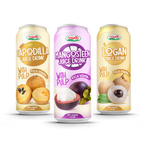 NAWON Jugo de Mangostán Enlatado con Pulpa 500ml, 100% Jugo de Fruta, Precio Económico, Productos de Venta Caliente, OEM ODM HALAL GMP ISO - Product Image 2