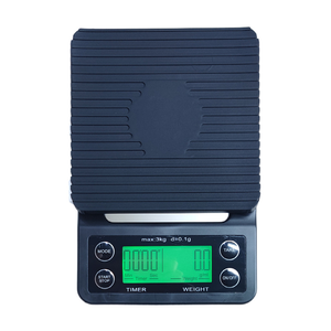 5kg/0,1g Hochpräzise Küchenwaage Batteriebetrieben Mini TechCode Tragbare Elektronische LCD Digital Lebensmittel- und Kaffeewaage mit Timer - Product Image 3