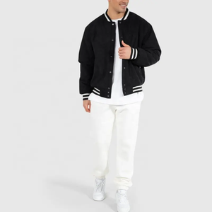 Nuevas chaquetas de bombardero de moda unisex Custom Team Varsity Letterman chaqueta Moda Hombres Bomber Chaqueta cortavientos para hombres - Product Image 4