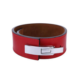 Ceintures de poignet en cuir de vache très vendues pour l'entraînement de musculation, ceinture à levier respirante, boucle sécurisée, sécurité pour le fitness - Product Image 1