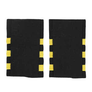 OEM Flight Pilot Silver Bullion Embroidered Sew-On Fabric 3D Nickel-Free Chest Patch <b>Badges</b> and Patches Wholesale - Product Image 5