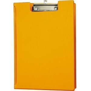 Portapapeles MAUL de 23 x 32 cm, Laminados en Naranja, Material de Cartón, 23 cm de Ancho x 32 cm de Alto, Tamaño Conveniente para Uso Diario - Product Image 1