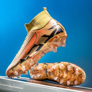 Chaussures de football pour hommes et jeunes de haute qualité en gros : Chaussures de football confortables, respirantes, à tige haute, antidérapantes et amortissantes - Product Image 6