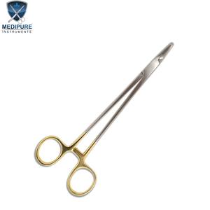 Portaagujas Mayo-Hegar de Acero Inoxidable, Instrumento Quirúrgico con Agarre de Precisión, Mordazas de Carburo de Tungsteno, Diseño Duradero - Product Image 6