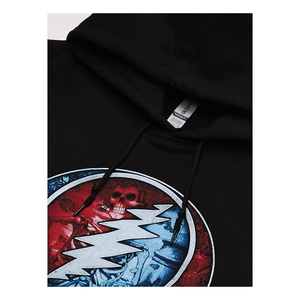 เสื้อกันหนาวมีฮู้ดแบบสวมหัวของผู้ชายเสื้อมีฮู้ดผ้าฟลีซธรรมดาพิมพ์โลโก้ออกแบบได้ตามต้องการซักด้วยกรดสไตล์ฤดูหนาว - Product Image 5