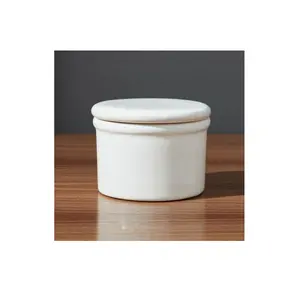 Ceramic Sugar salt Bowls Condiment Pots Spice Jars Seasoning Box Set with Lid Spoon for at best price