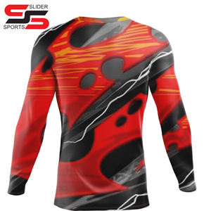 Camisas de compresión de manga larga para hombre para entrenamiento atlético Deportes Water Rash Guard Camisas de secado rápido - Product Image 2