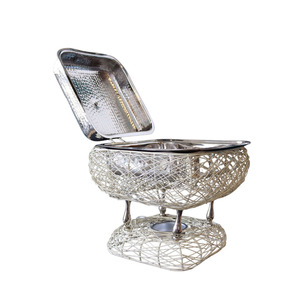 3 Liter Chafing Dish <b>Food</b> Warmer Handmade Tabletop Top Hotel & Restaurant Supplies <b>for</b> Parties - Product Image 2