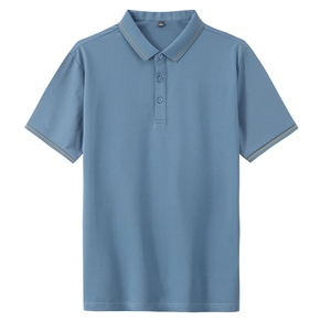 Meilleur logo brodé personnalisé 100% coton polyester hommes décontracté golf pour polo couleur unie surdimensionné coupe longue grande taille - Product Image 6