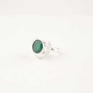 Anillo Ovalado de Ónice Verde con Certificado IGI, Hecho a Mano en Plata de Ley 925, Piedra de Nacimiento de Mayo, Joyería Elegante para Mujer, Regalo - Product Image 3