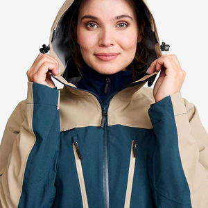 Chaqueta Cortavientos Personalizada de Punto Suave para Mujer, Impermeable, Ecológica, de Secado Rápido, para Exteriores, Invierno, Servicio OEM - Product Image 5