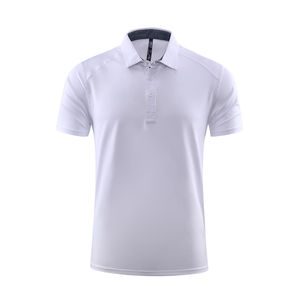 Alta calidad al por mayor de los hombres de talla grande para Polos personalizado transpirable Jersey estilo sólido logotipo personalizado liso Golf en blanco - Product Image 3