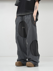 Pantalones Cargo de algodón para hombre con pretina ajustable, estilo de calle con múltiples bolsillos, ideal para senderismo y ropa de trabajo a la moda - Product Image 3