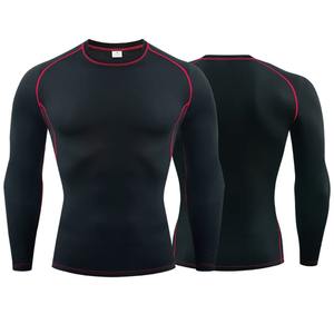 เสื้อยืดรัดรูปแขนยาวสำหรับทั้งชายและหญิงสำหรับใส่วิ่งเสื้อยืดรัดรูปแห้งเร็วเข้ายิม - Product Image 2