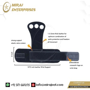 ถุงมือออกกําลังกายป้องกันฝ่ามือสําหรับดัมเบลแบบดึงขึ้นยิมนาสติก Cowhide ยกน้ําหนักมือจับการออกกําลังกายยกกําลัง - Product Image 6