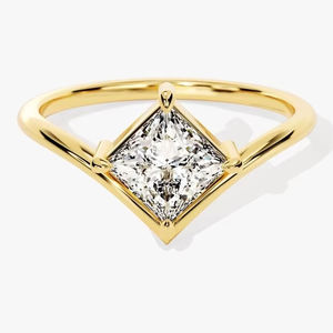 แหวนเพชรโมอิสสำหรับผู้หญิงได้รับการรับรองจากบุคคลที่สามทำด้วยมือสไตล์อินเทรนด์925เงินสเตอร์ลิง - Product Image 1