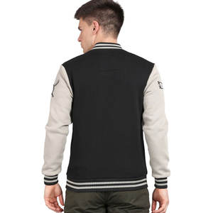Best Selling Men's Varsity Jackets Custom OEM Service Breathable Canvas Stand Collar High Street Winter Excellent Quality Cheap - Product Image 2