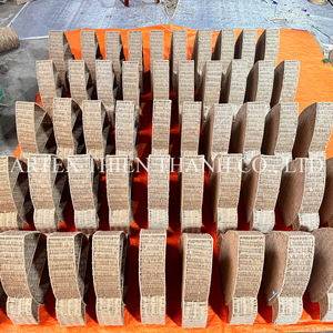 Étagère en jacinthe d'eau en forme de fusée faite à la main panier de rangement mural décoratif pour la décoration intérieure - Product Image 6