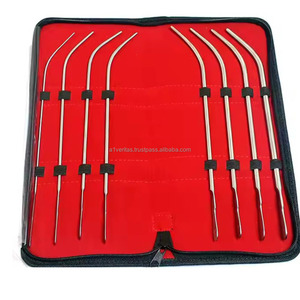 OEM Customized A-1 VERITAS Stainless Steel Dilating Bougies 12 Pcs Set Reusable Kidney Urology Surgical <b>Instruments</b> - Product Image 3