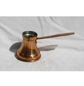 Nouvelle cafetière turque en cuivre et bois avec poignée, vaisselle, tasse à café, décoration de table pour la maison, la cuisine, le restaurant, l'hôtel, les fêtes - Product Image 2