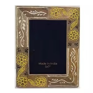 Hot selling resin photo <b>frame</b> with <b>gold</b> dot pattern perfect for office desk display and ideal gift for wedding birthday or party - Product Image 3