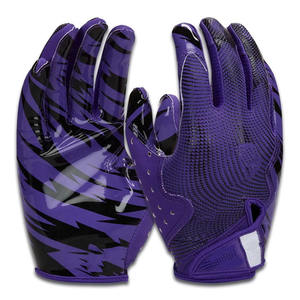 Gants de Football Américain de Haute Qualité pour Receveur et Gardien de But, Paume Super Adhérente, Couleur et Logo Personnalisés, Design Personnalisé - Product Image 3