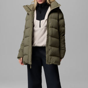 Veste longue matelassée pour femme, respirante, élégante et ultra chaude, dernier design, garnissage en duvet, saison froide, vente en gros - Product Image 2