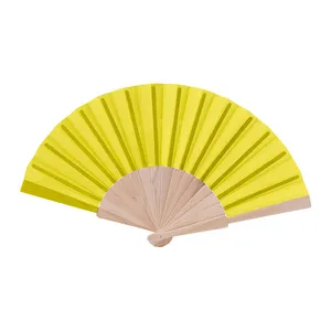 Éventail en bois personnalisé Acanthus pour articles promotionnels de fête - Product Image 4