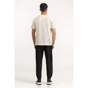 T-shirts basiques 100 % coton, jersey compressé, design uni, 240 grammes, coupe ample, impression sérigraphique, style coréen, modèle MN-TS-SS25-001 - Product Image 5