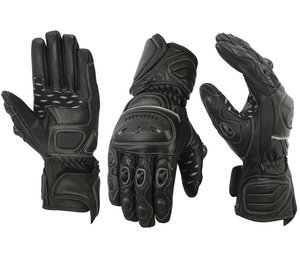Gants de course de moto et de moto Logo personnalisé Gants de moto en cuir véritable à doigts entiers - Product Image 2