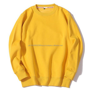 9.7 unisexe hommes femmes unisexe col rond pull-over OEM personnalisable solide décontracté col rond hommes sweat pull sweats - Product Image 5