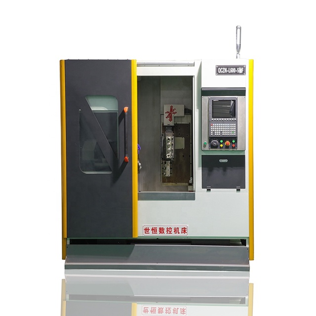 CNC Lathe Machine With 8 Station Servo Tool Turret with 5 Axis CNC Turning and Milling Composite Machine