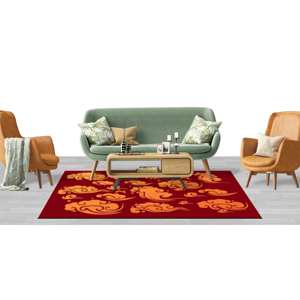 พรมลายอนิเมะ: สไตล์ญี่ปุ่น, ตกแต่งแบบโมเดิร์น, พรมพิมพ์ลาย, พรมเชนิลล์ - Product Image 4