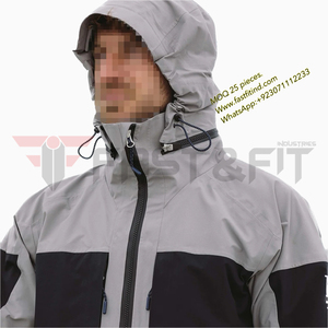 เสื้อโค้ทผ้าใบกันหิมะสำหรับผู้ชาย, เสื้อแจ็คเก็ตกันหิมะกันน้ำมีปกตั้งสำหรับใส่เล่นสกีกลางแจ้งฤดูหนาว - Product Image 6