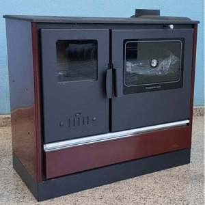 Poêle à bois MF114 modèle aluminium léger design contemporain 3D conçu pour hôtel appartement villa cuisine usage intérieur - Product Image 2