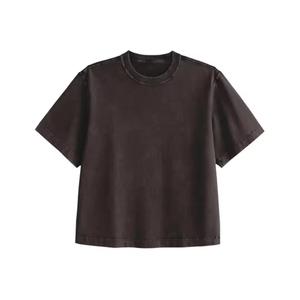 Men Crop T-Shirt Cotton Streetwear Oversized Casual Short Sleeve Hip Hop Summer Top Breathable Loose Fit Fashion PremiumTee - Product Image 2