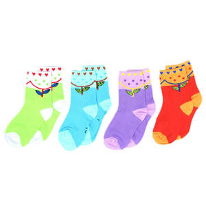 Paquete de 4 calcetines para niña - Multicolor - Product Image 1