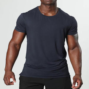 T-shirts pour hommes 100% coton de haute qualité Blancs de logo personnalisé et T-shirts blancs simples ODM/OEM 210 Gsm Vente en gros - Product Image 4