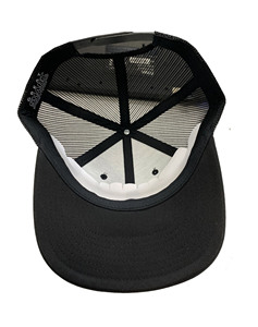 Vente en gros de haute qualité Logo en caoutchouc personnalisé Couleur noire Style Hiphop Dos en maille Coton/Tissu en maille Casquette de camionneur au Vietnam Usine - Product Image 5