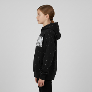 Sweats à capuche OEM personnalisés en tricot écologique respirant pour enfants, sweats à capuche pour bébés, style décontracté chaud pour l'hiver - Product Image 5