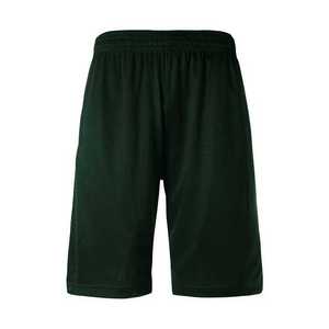Pantalones cortos de malla verde informales de estilo urbano para hombre, pantalones cortos sólidos de talla grande, transpirables y ligeros de alta calidad - Product Image 1