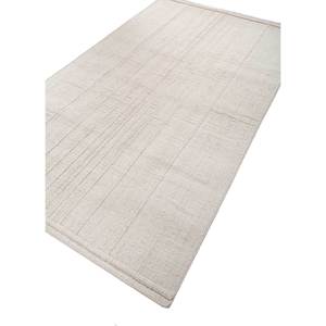 Tapis en laine rayée ivoire fait main Contour HWP-03 pour salon et chambre à coucher, tapis rectangulaire tissé à la main - Product Image 2