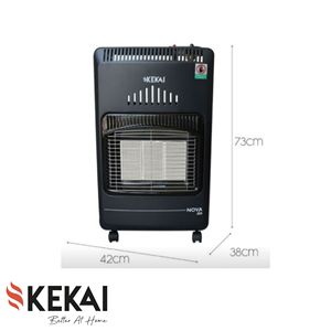 เครื่องทำความร้อนแก๊สในร่มแบบพกพาบางเฉียบพร้อมล้อ4200W พับ | ผลิตภัณฑ์ทำความร้อน | เฟอร์นิเจอร์บ้านจากสเปน - Product Image 3